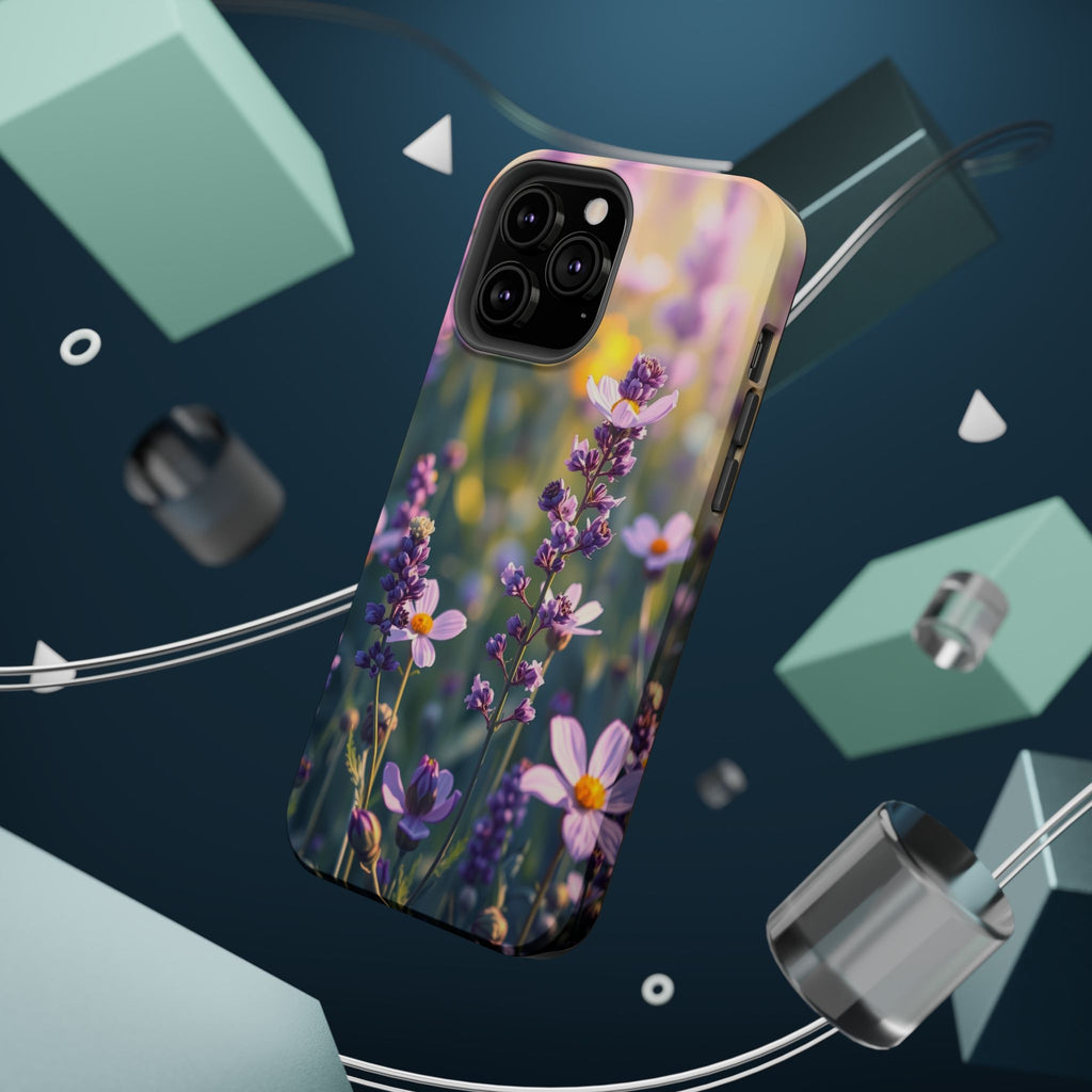 iPhone Lavender And Pearl Wildflower Field Slim iPhone Everyday · iPhone Case