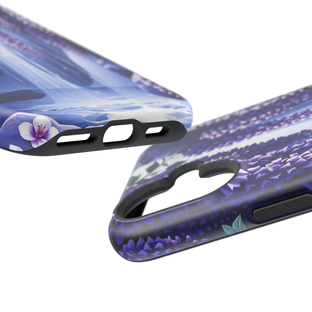 iPhone Wisteria Cascade Serene Design Slim Snap Case Ga · iPhone Case