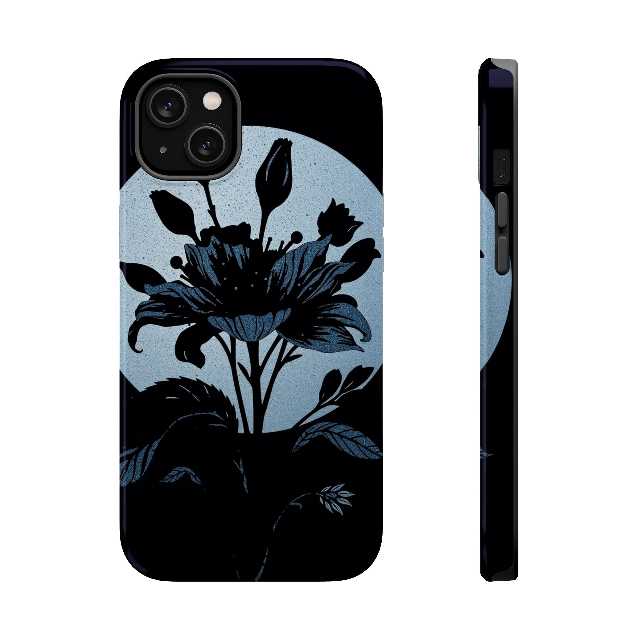 iPhone Radiant Floral Silhouette Design Slim Everyday Designer Case · iPhone Cas