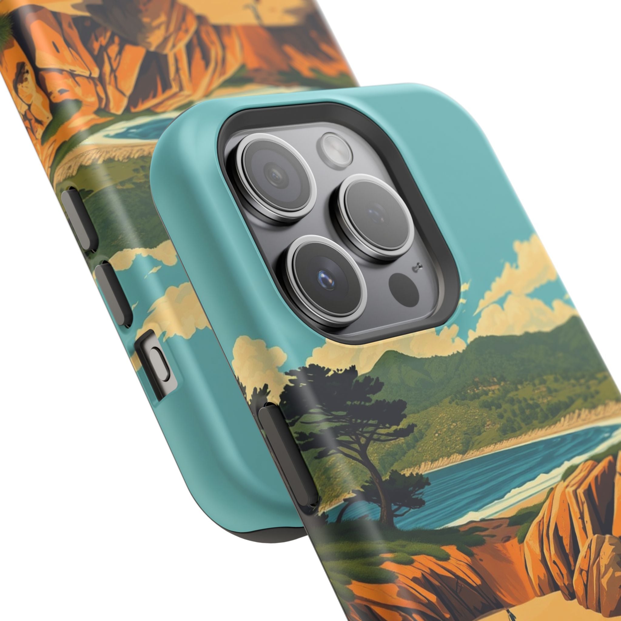 iPhone Pebble Beach Vintage Retro Poster Slim Everyday iPhone Designer · iPhone