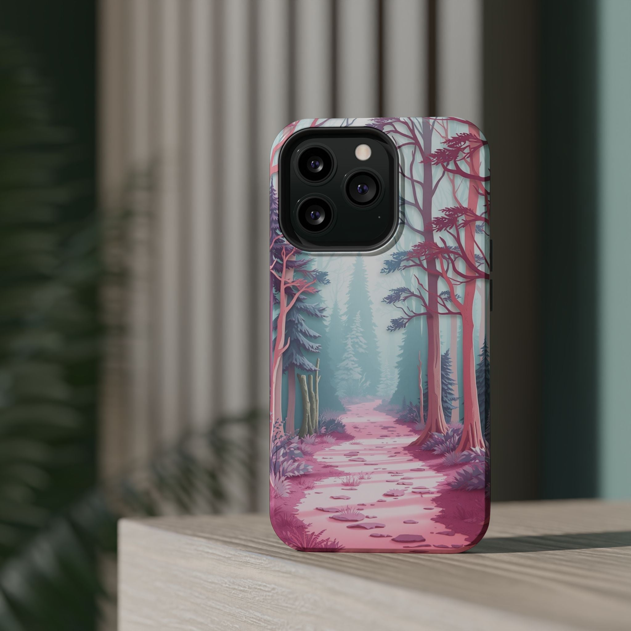 iPhone Misty Forest Path Electric Art Slim Everyday iPhone 12 Designer · iPhone