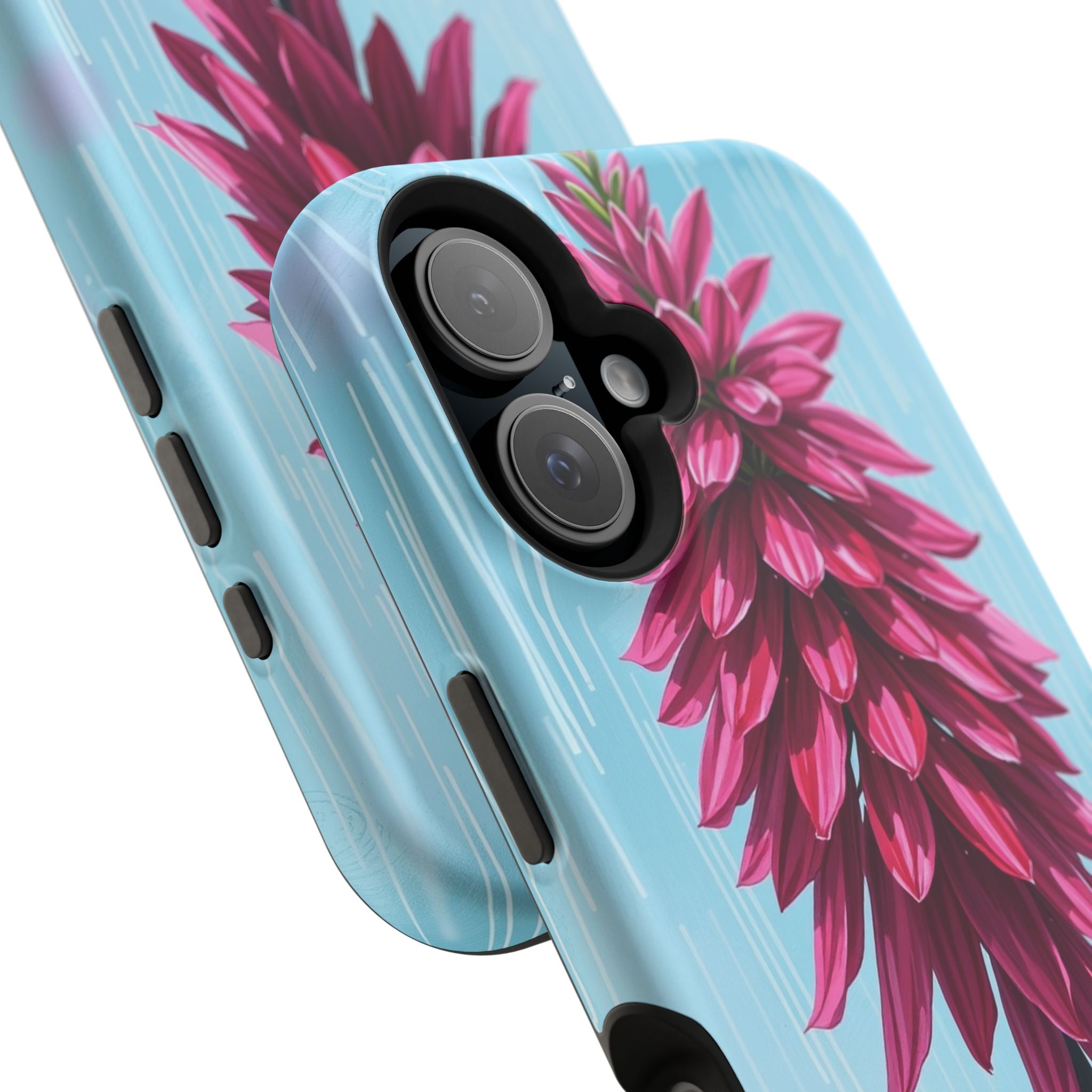 iPhone Cyan And Magenta Spring Shower Bloom Slim iPhone Everyday · iPhone Case