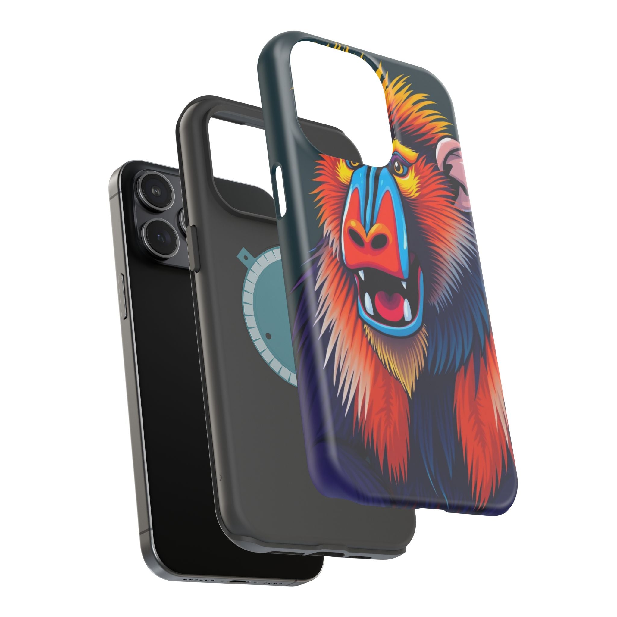 iPhone Mandrill Colorful Face Kids Fun iPhone Phone Case Gift Slim · iPhone Case