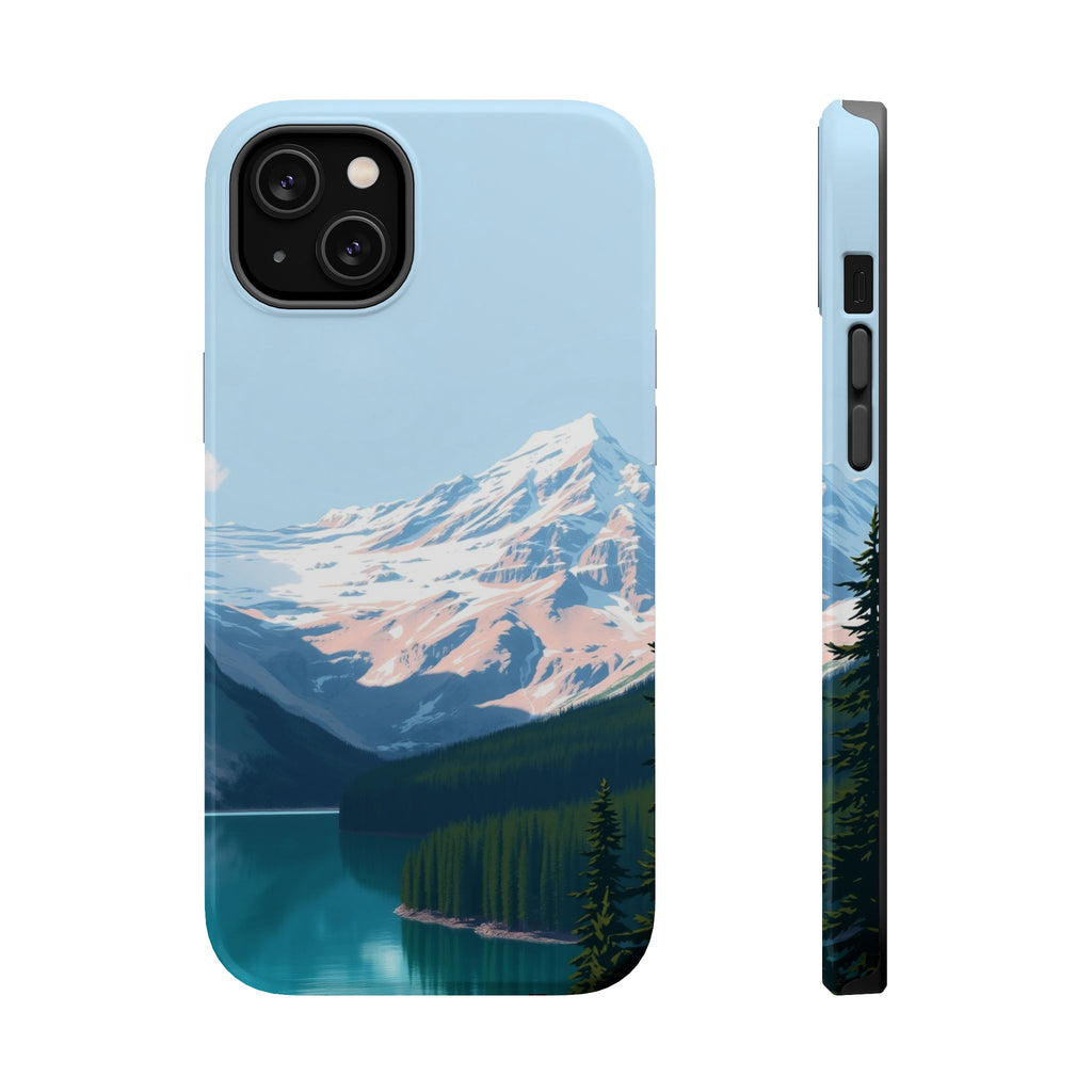 iPhone Serene Glacier Lake Design Bold Modern Everyday Snap Case · iPhone Case