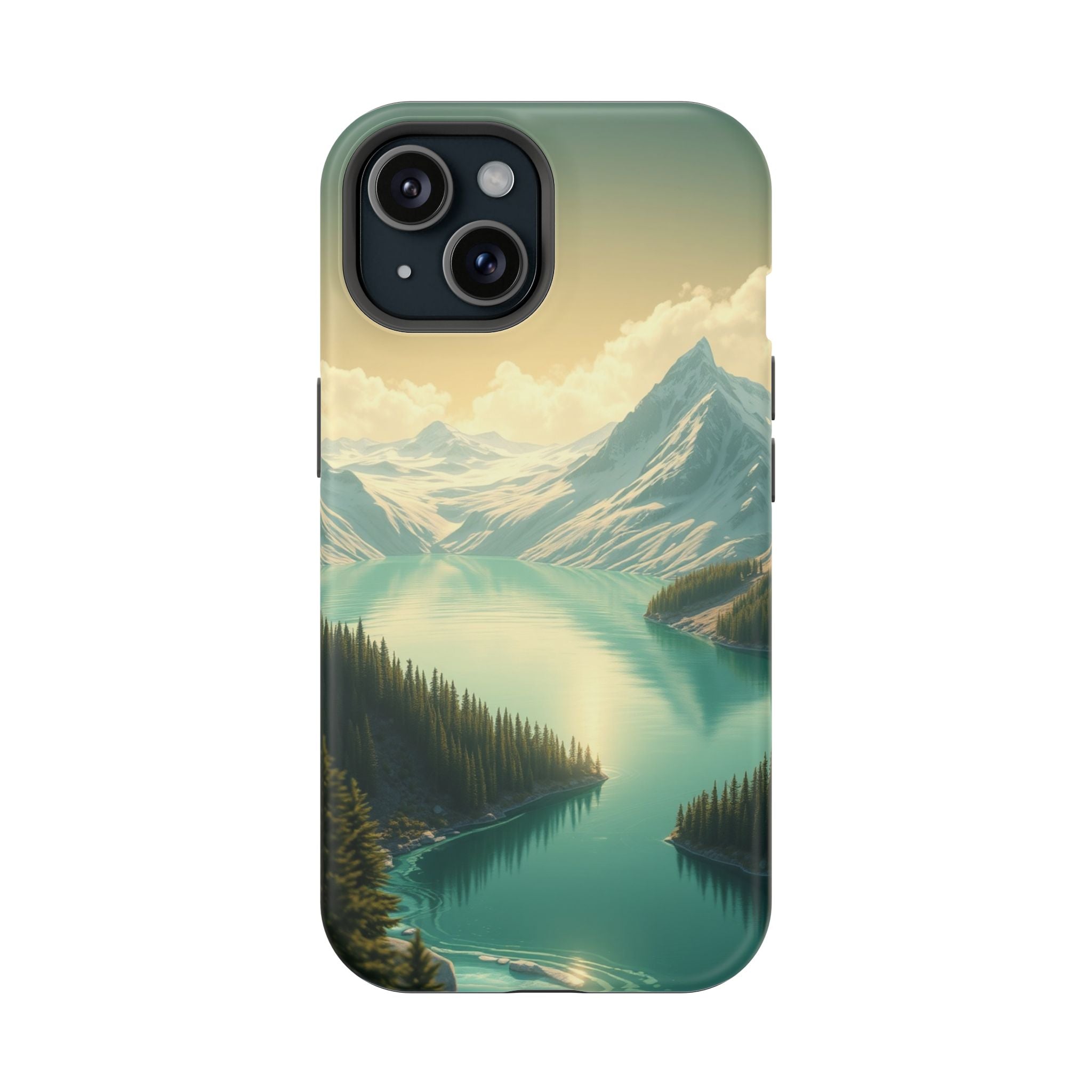 iPhone Glacier Lake Bold Art Slim Everyday Designer Case · iPhone Case