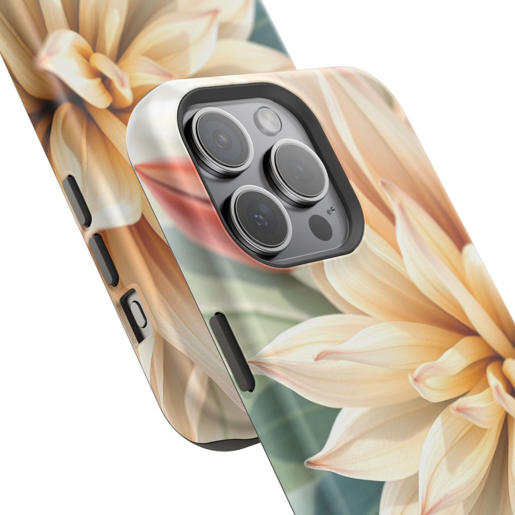 iPhone Neon Floral Radiant Design Clean Minimal Snap Case · iPhone Case