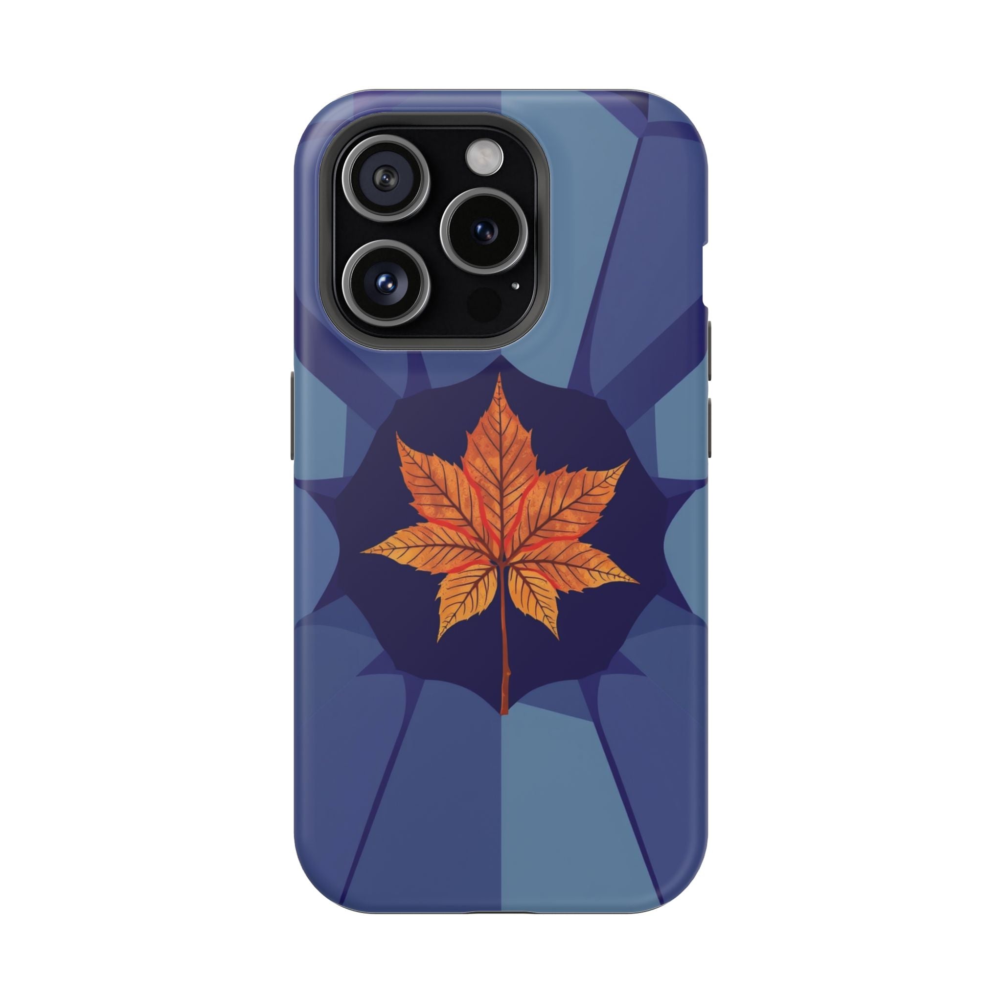 iPhone Autumn Maple Abstract Geometric Slim Everyday Designer Case · iPhone Case