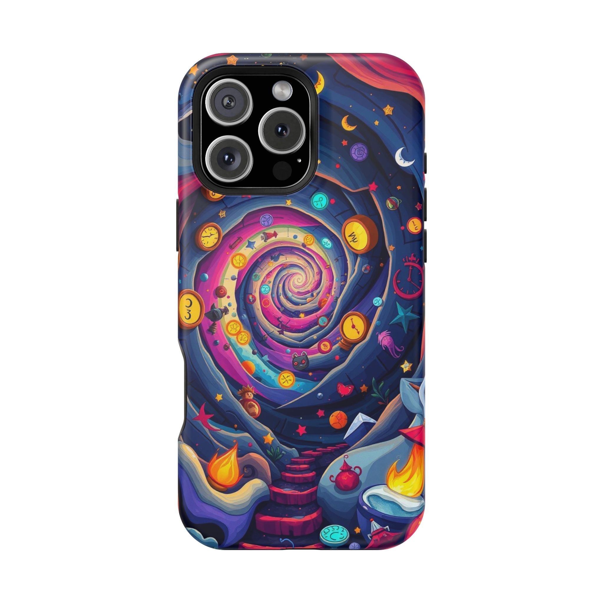 iPhone Time Portal Swirl Kids Fun iPhone Phone Case Gift Clean Minimal · iPhone