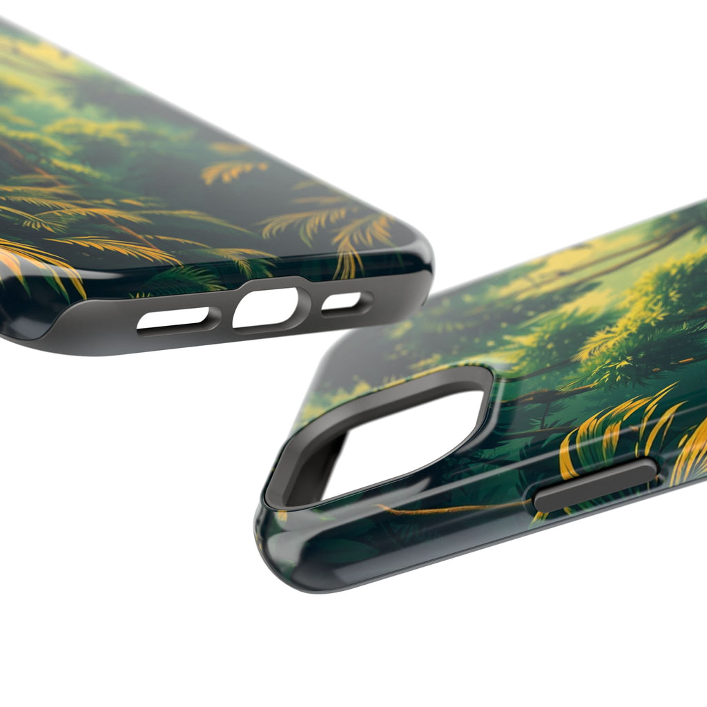 iPhone Rainforest Canopy Vintage Retro Poster Slim iPhone Everyday · iPhone Case