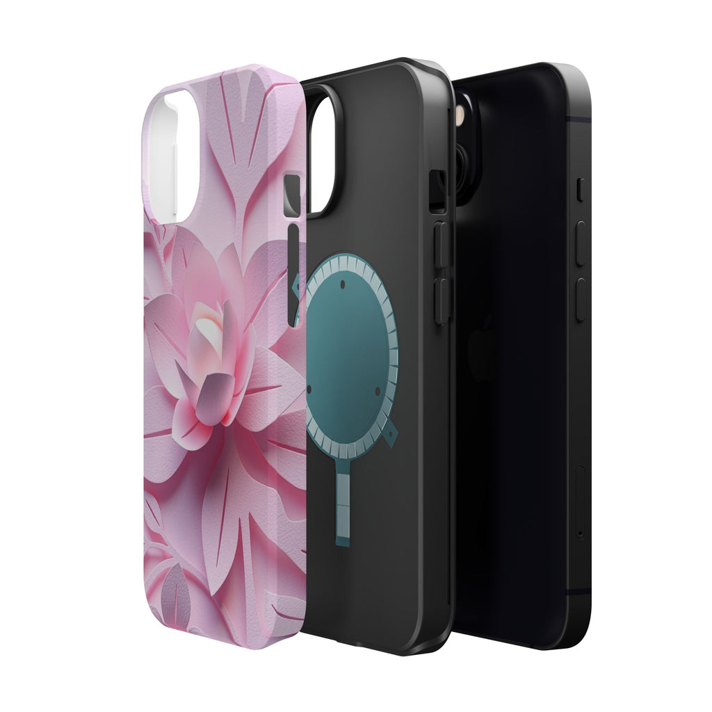 iPhone Floral Geometric Paper Cut Art Slim Everyday Designer Case · iPhone Case