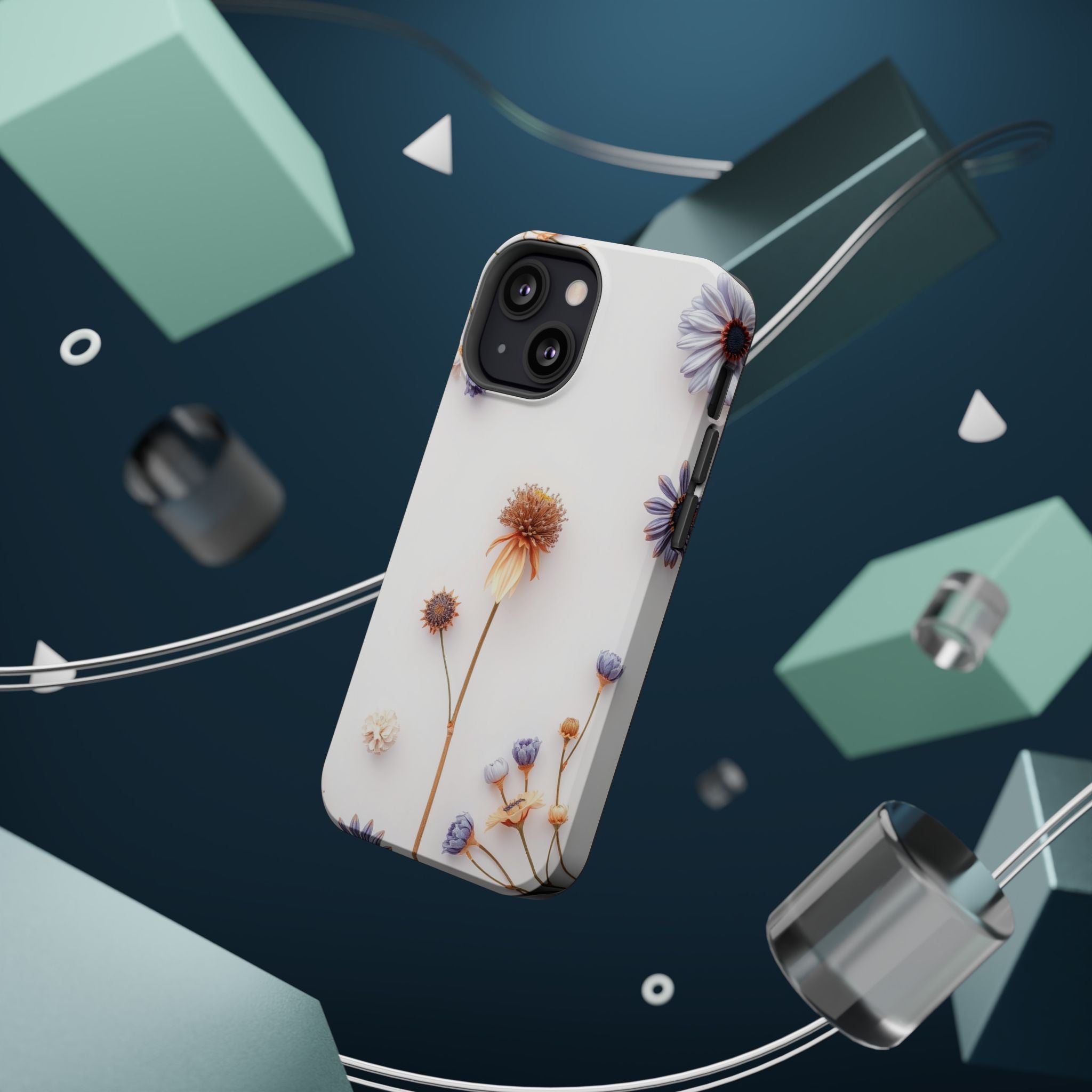 iPhone Dried Flower Flat Lay Bold Art Slim Everyday Designer Case · iPhone Case