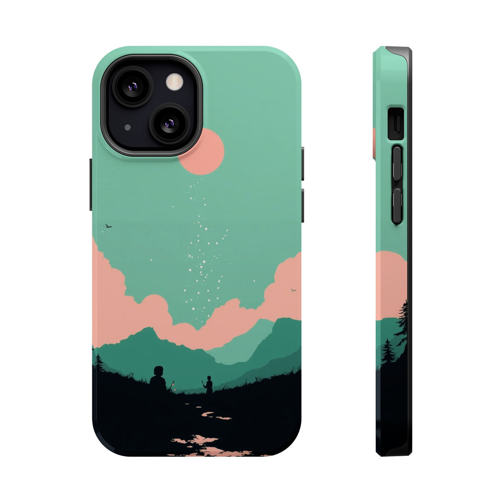 iPhone Magnetic Field Electric Art Bold Modern Everyday Snap Case · iPhone Case