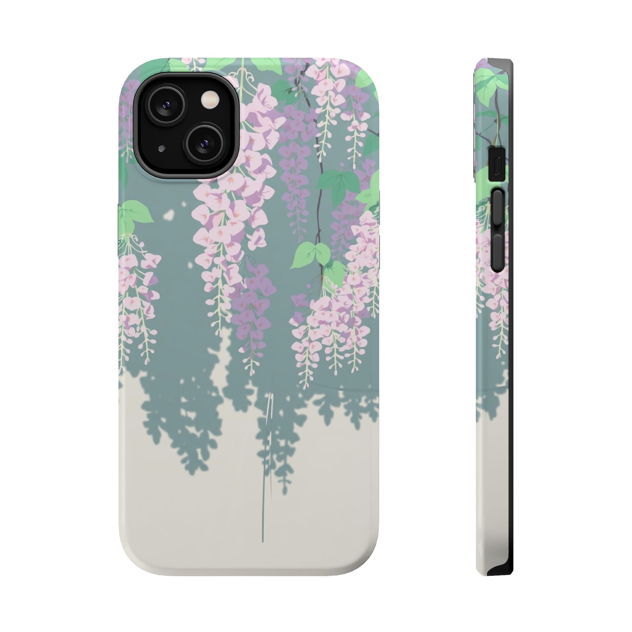 iPhone Dreamy Wisteria Cascade Design Slim Everyday Designer Case · iPhone Case