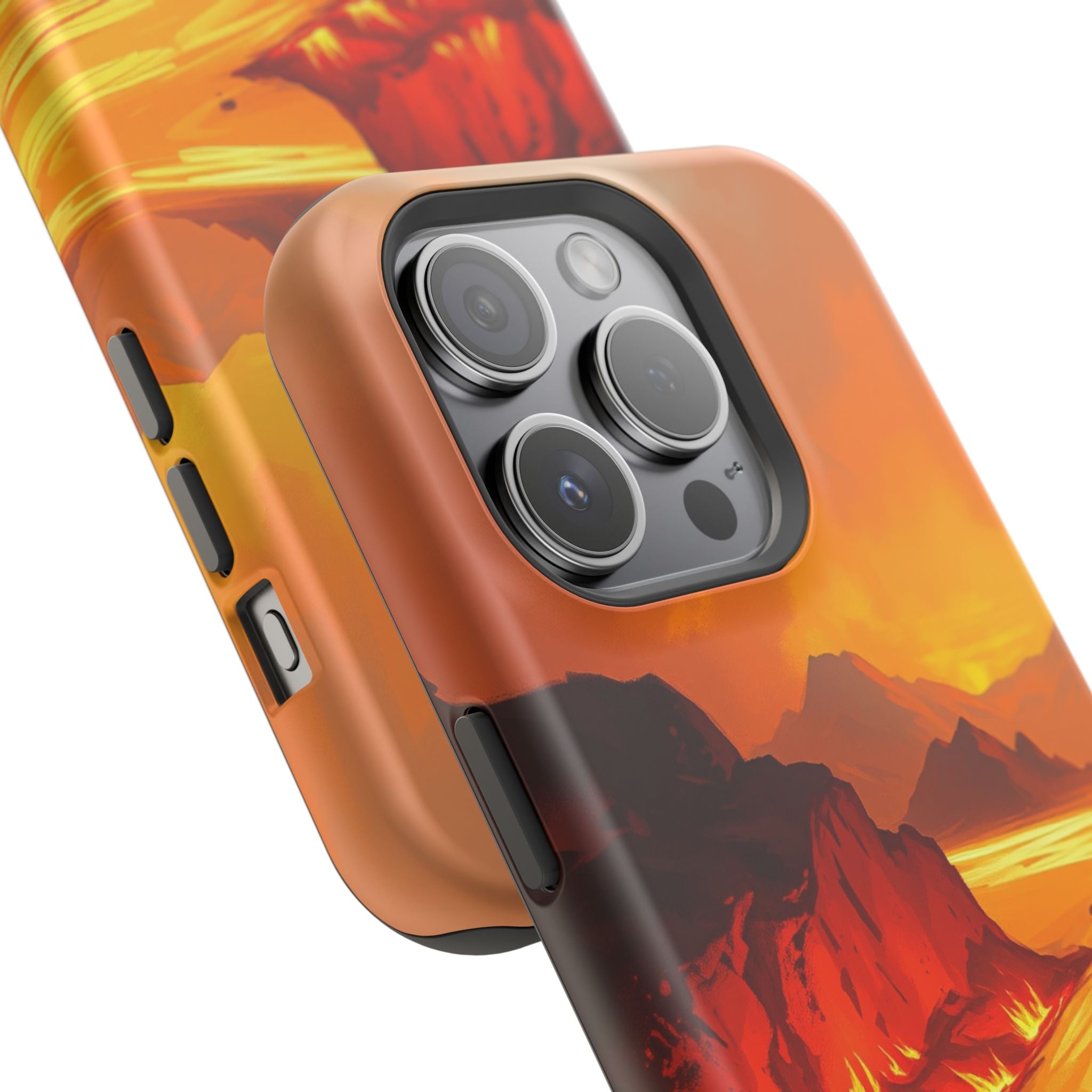 iPhone Burnt Orange And Sand Wildfire Glow Slim iPhone Everyday · iPhone Case