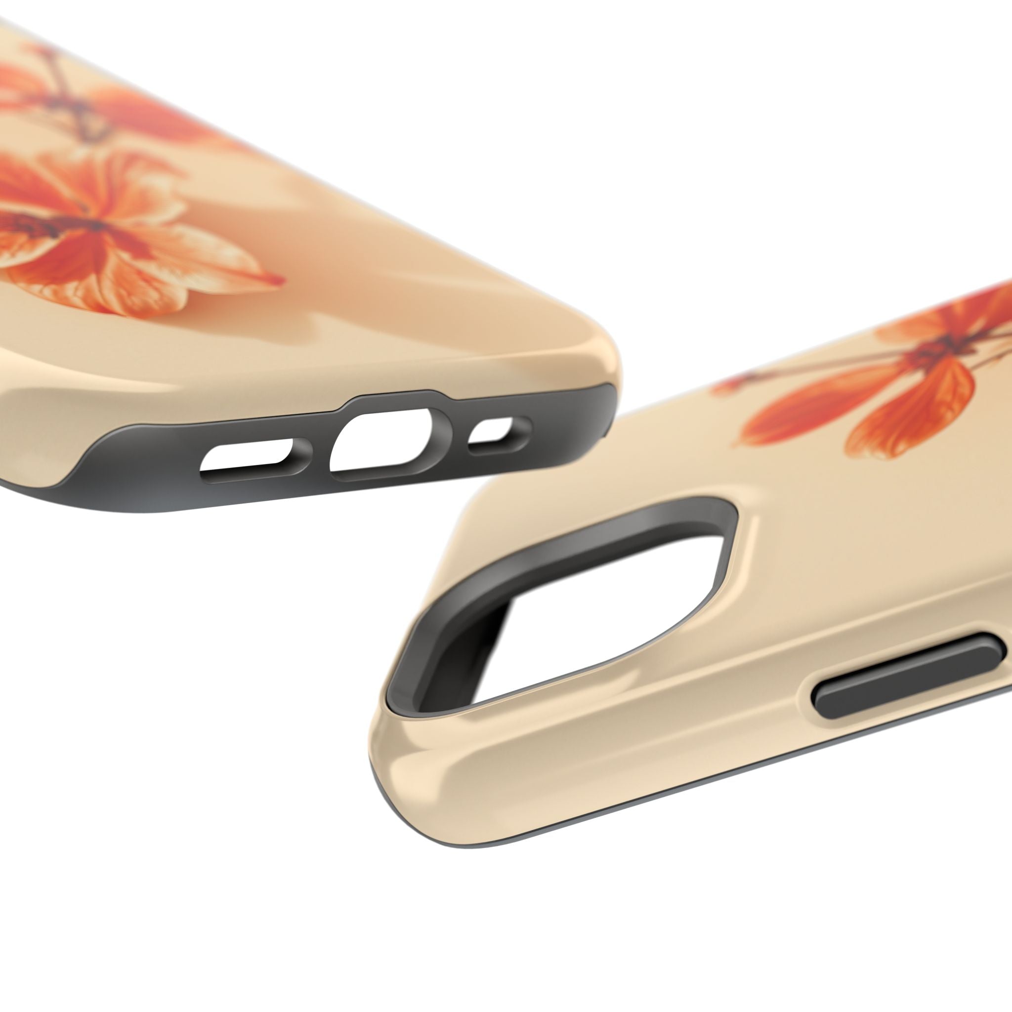iPhone Floral Ink Wash Pastel Kawaii Slim Everyday Designer Case · iPhone Case