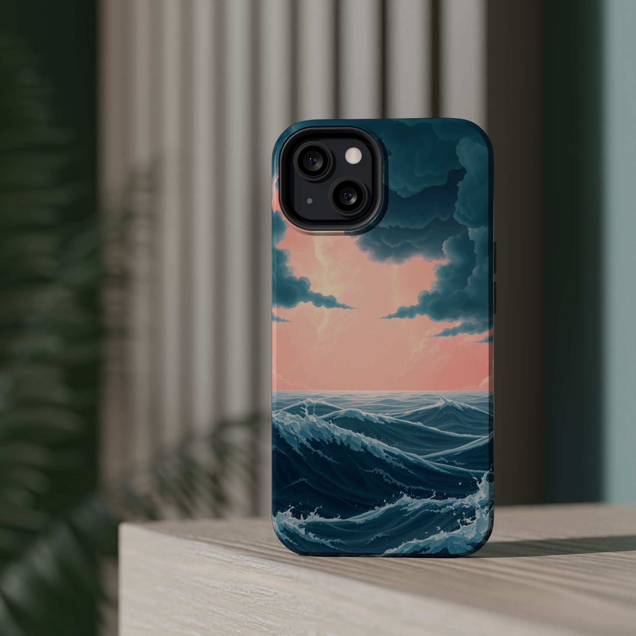 iPhone Storm at Sea 3D Digital Slim Everyday Designer Case · iPhone Case