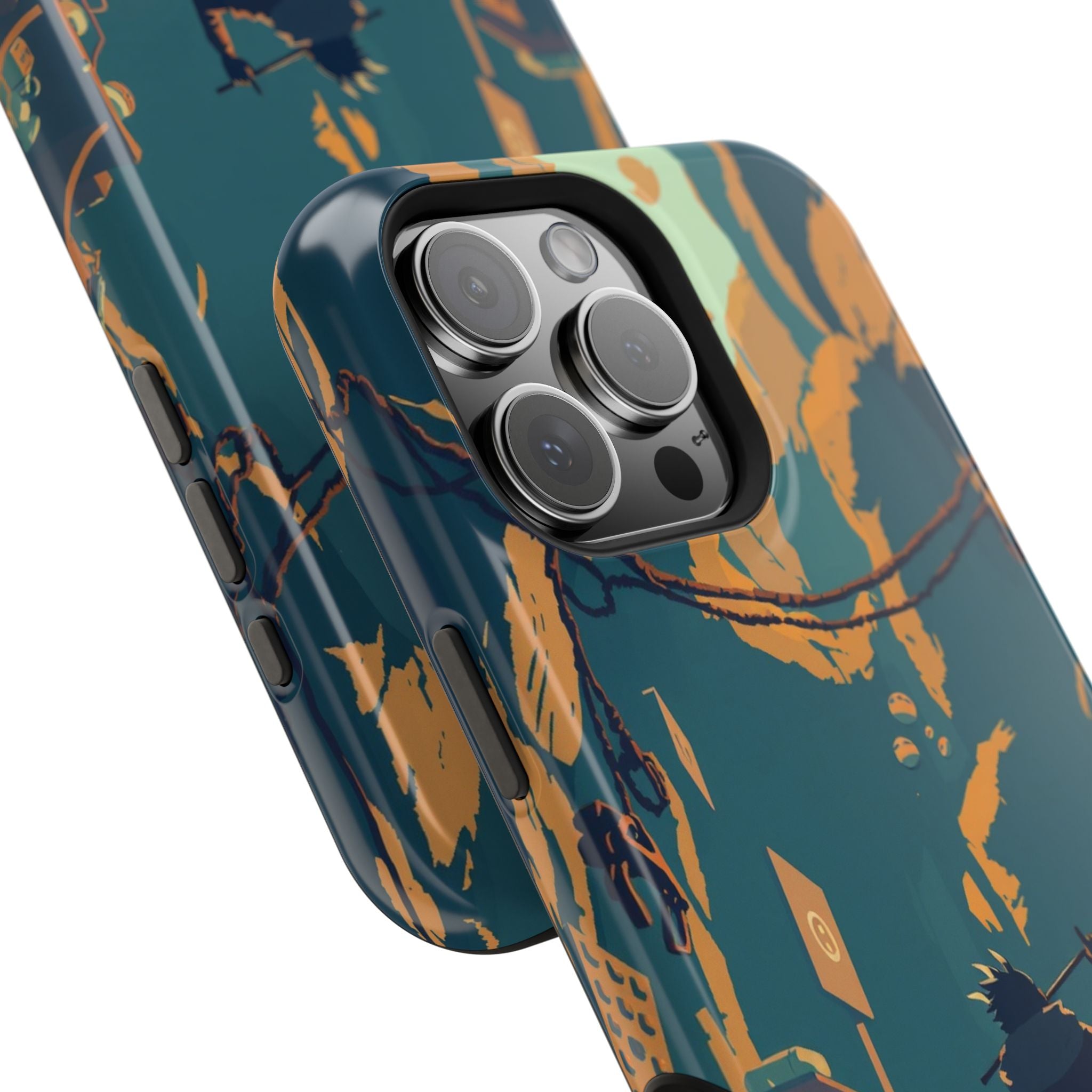 iPhone Mustard And Rust Unhinged in a Cute Way Soft Finish Everyday Case · iPhon