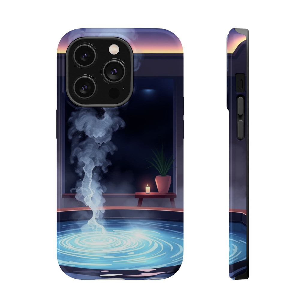 iPhone Hot Spring Steam Enchanted Art Slim Everyday iPhone 18 Designer · iPhone