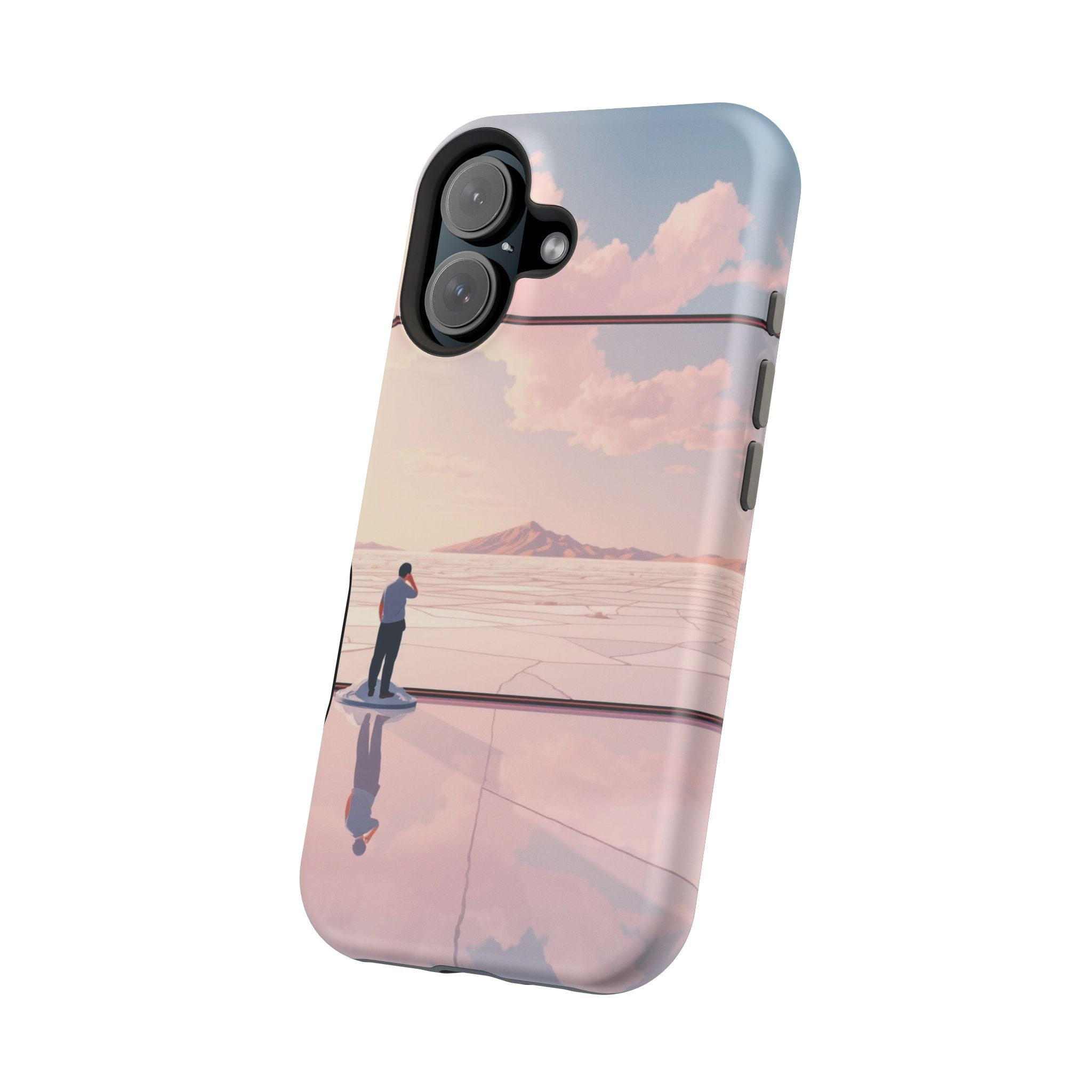 iPhone Salt Flat Mirror Stained Glass Slim Everyday Designer Case · iPhone Case