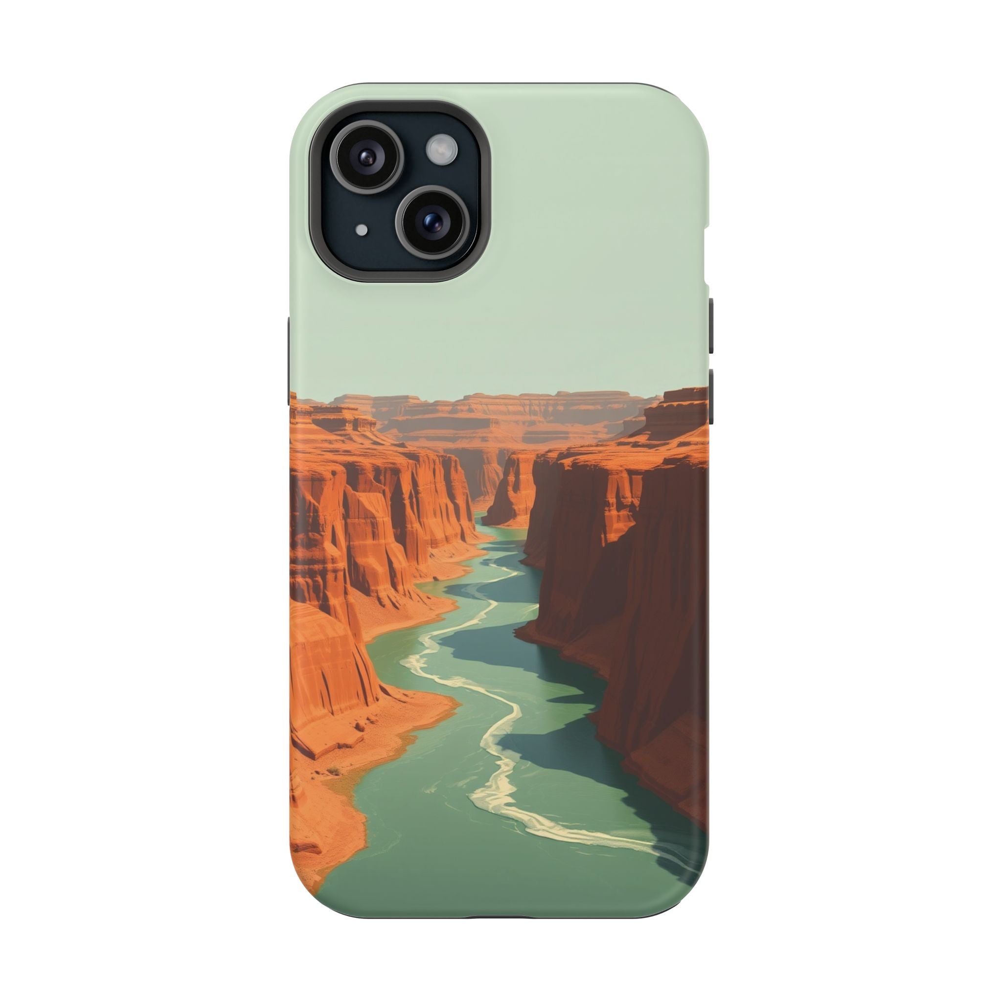 iPhone Burnt Orange And Sand River Canyon Slim iPhone Everyday Designer · iPhone