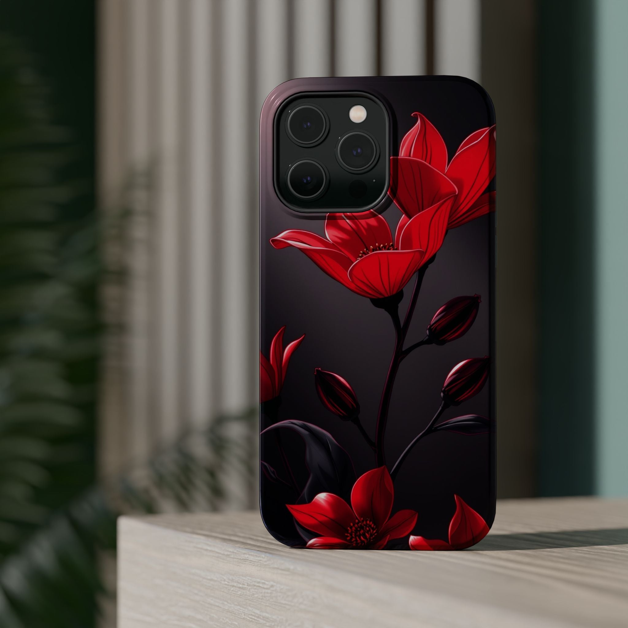 iPhone Dreamy Neon Floral Design Bold Modern Everyday Snap Case · iPhone Case