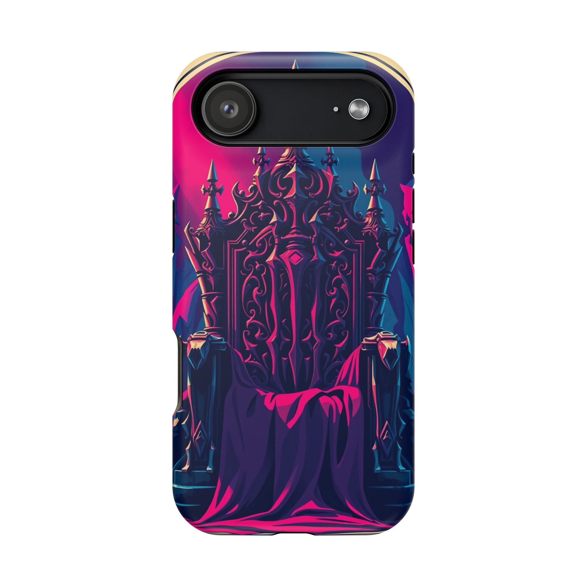 iPhone Lich King Throne Vintage Retro Poster Slim Everyday Designer Case · iPhon