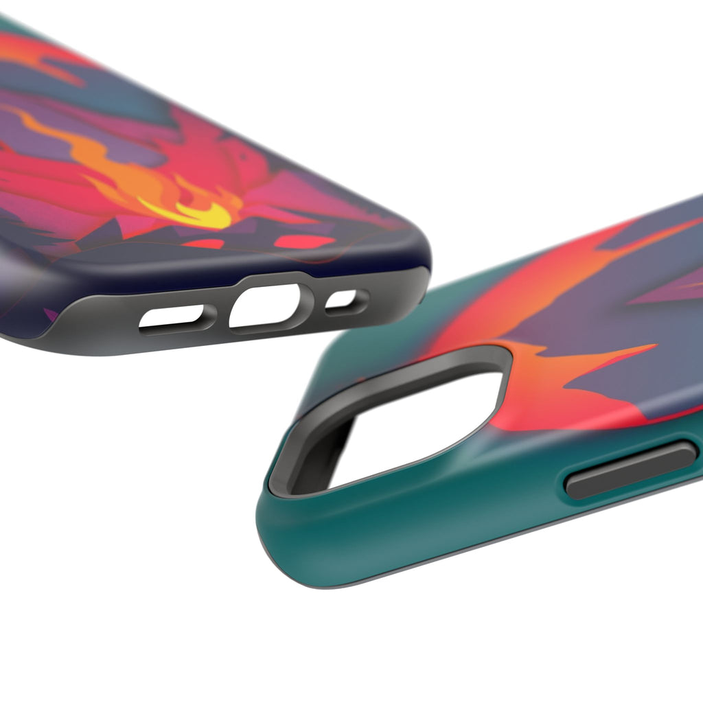 iPhone Cyan And Magenta Wildfire Glow Slim Everyday iPhone 12 Designer · iPhone