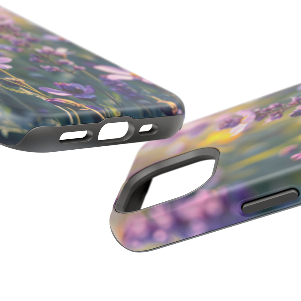 iPhone Lavender And Pearl Wildflower Field Slim iPhone Everyday · iPhone Case