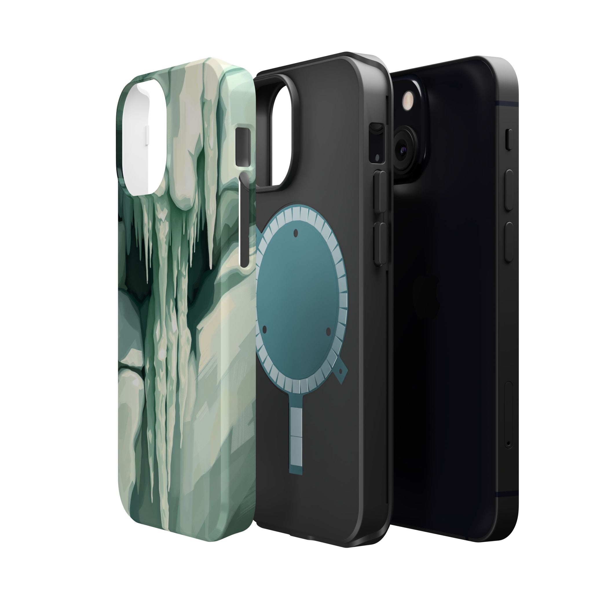 iPhone Earthy Icicle Formation Design Slim Everyday Designer Case · iPhone Case