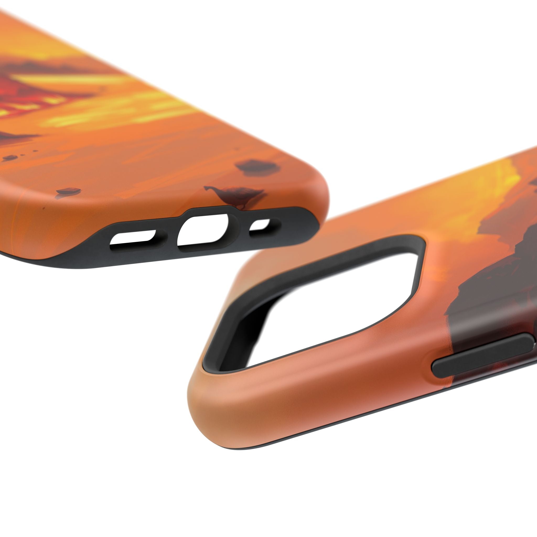 iPhone Burnt Orange And Sand Wildfire Glow Slim iPhone Everyday · iPhone Case