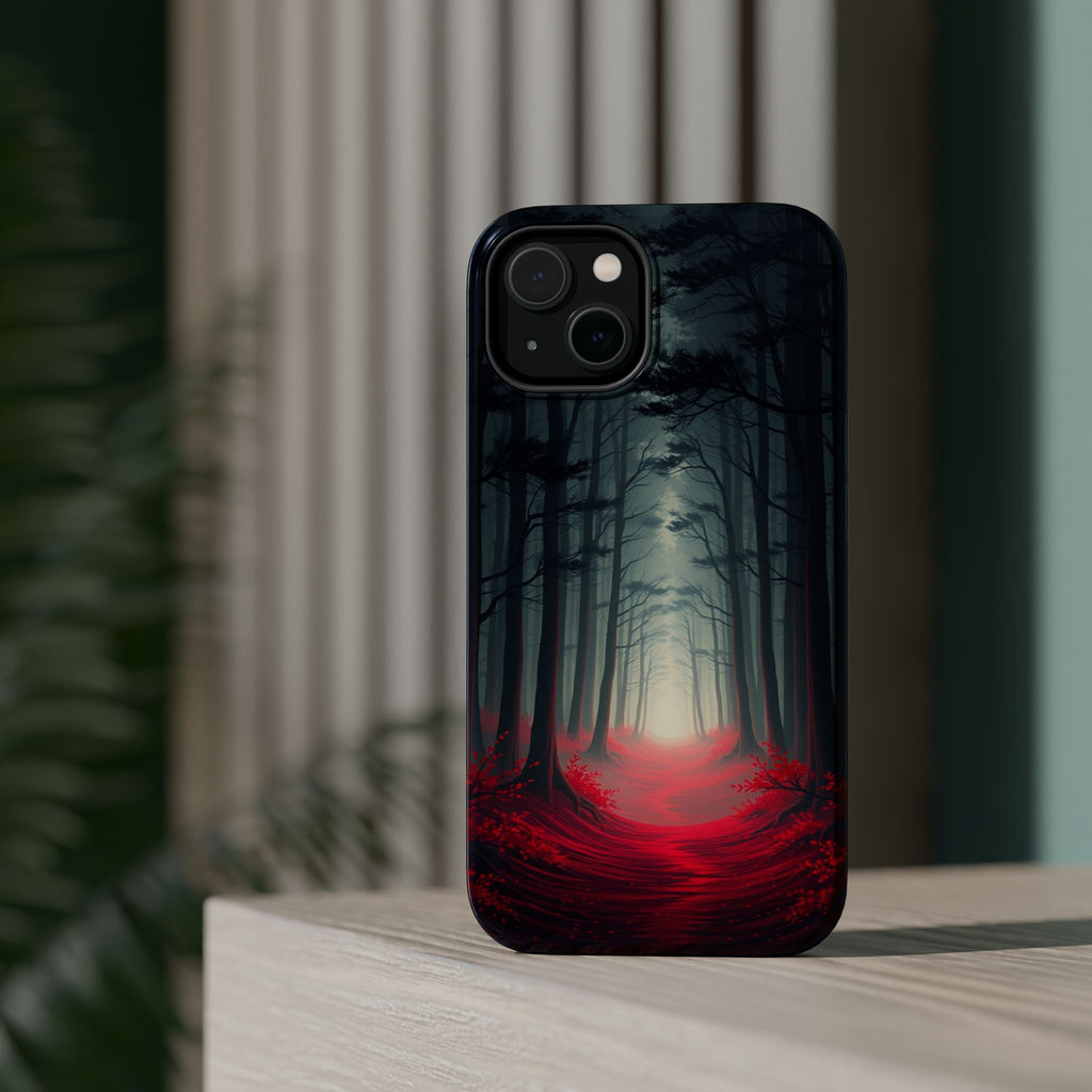 iPhone Dreamy Misty Forest Path Design Slim Everyday Designer Case · iPhone Case