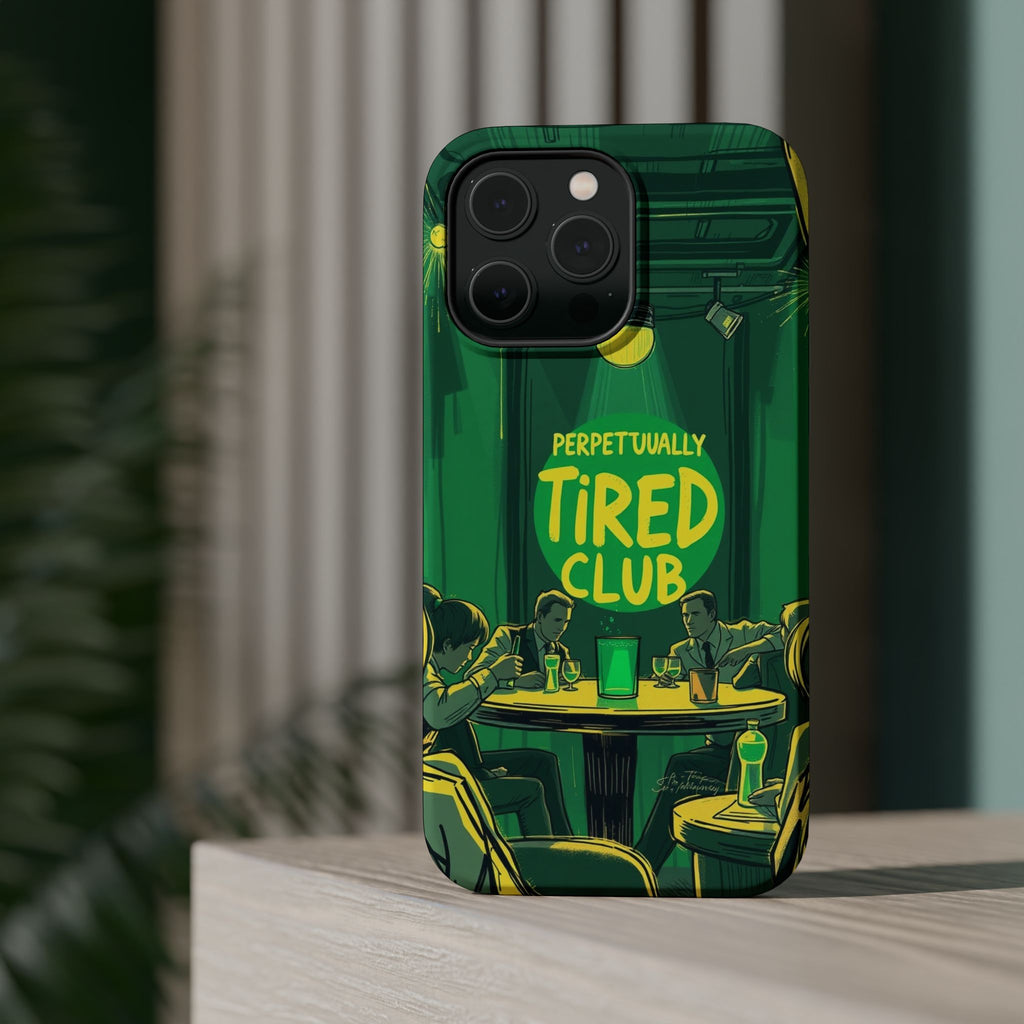 iPhone Radiant Perpetually Tired Club Design Slim Everyday Designer Case · iPhon