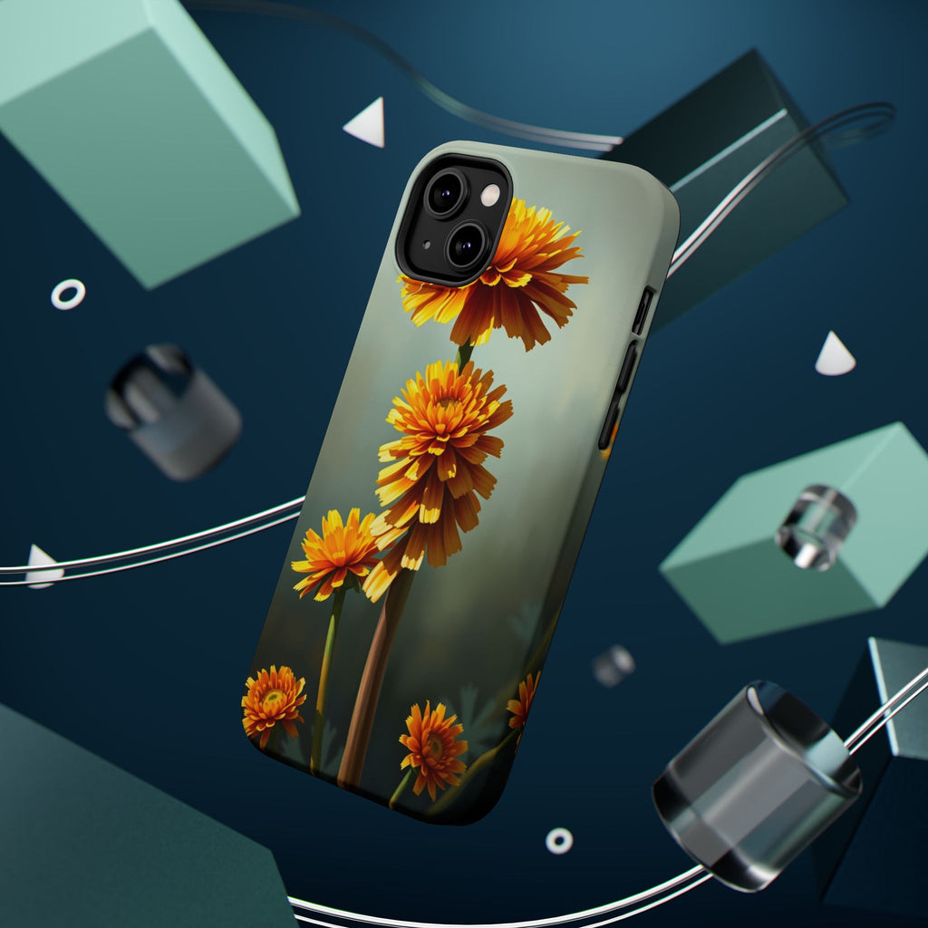 iPhone Ranunculus Stack Electric Art Slim Everyday Designer Case · iPhone Case