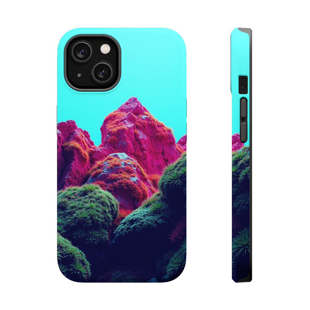 iPhone Moss Covered Rocks Paper Cut Art Slim Everyday iPhone Designer · iPhone C