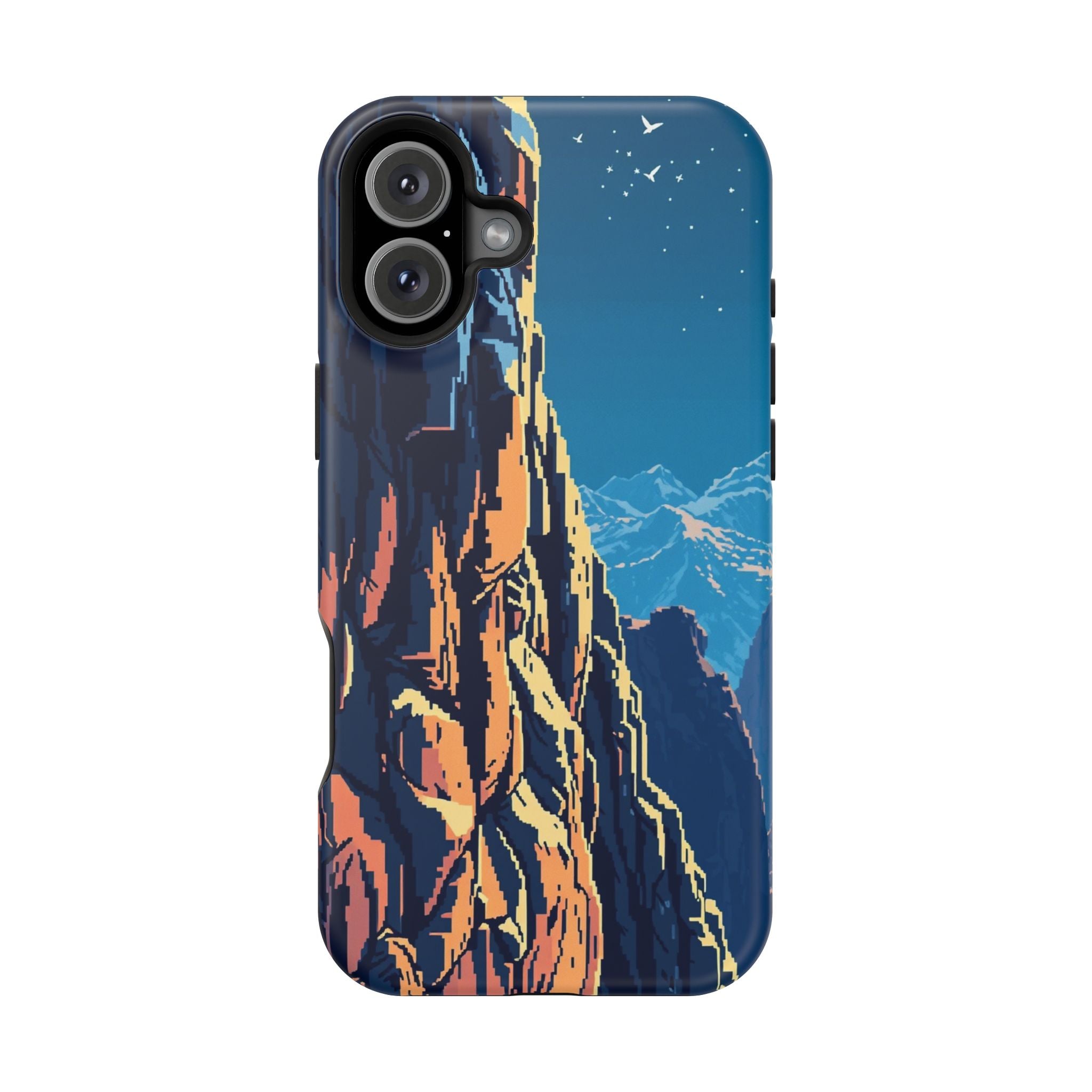 iPhone Midnight Blue And Silver Canyon Wall Slim iPhone Everyday · iPhone Case