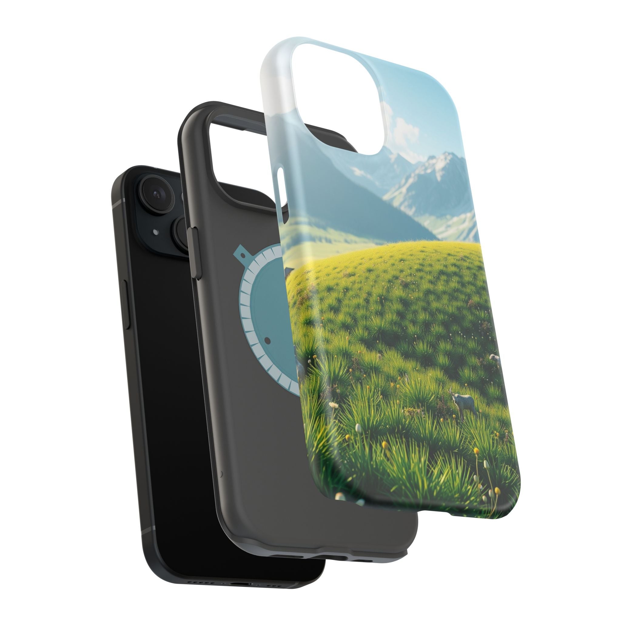 iPhone Vibrant Alpine Meadow Design Slim Everyday Designer Case · iPhone Case