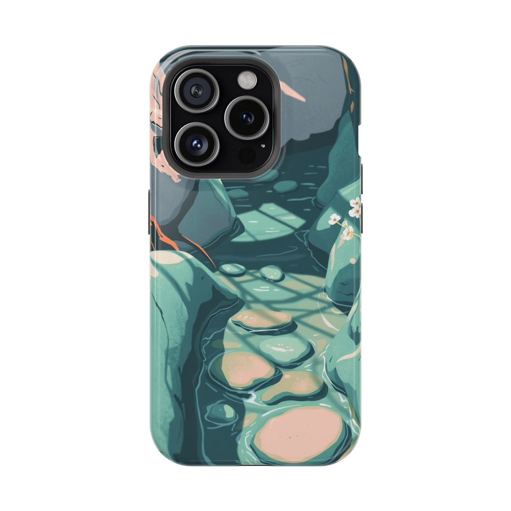 iPhone Vibrant Spring Creek Design 19 Slim Everyday Designer Case · iPhone Case