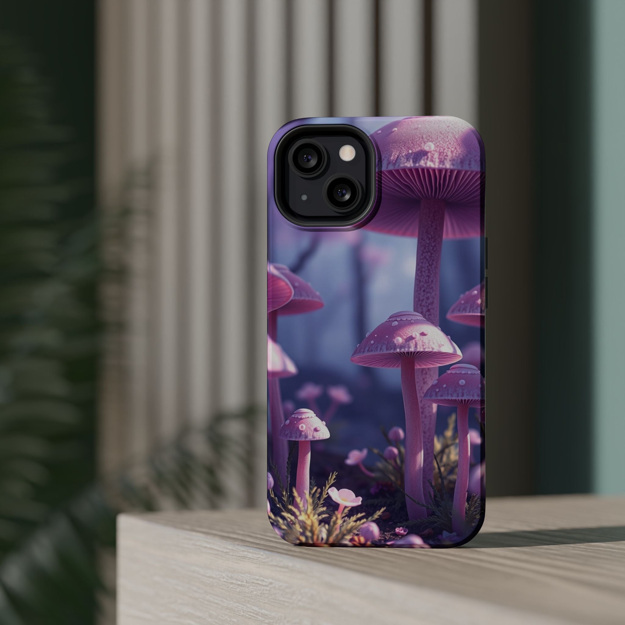 iPhone Mushroom Forest Dreamy Ethereal Slim Everyday Designer Case · iPhone Case