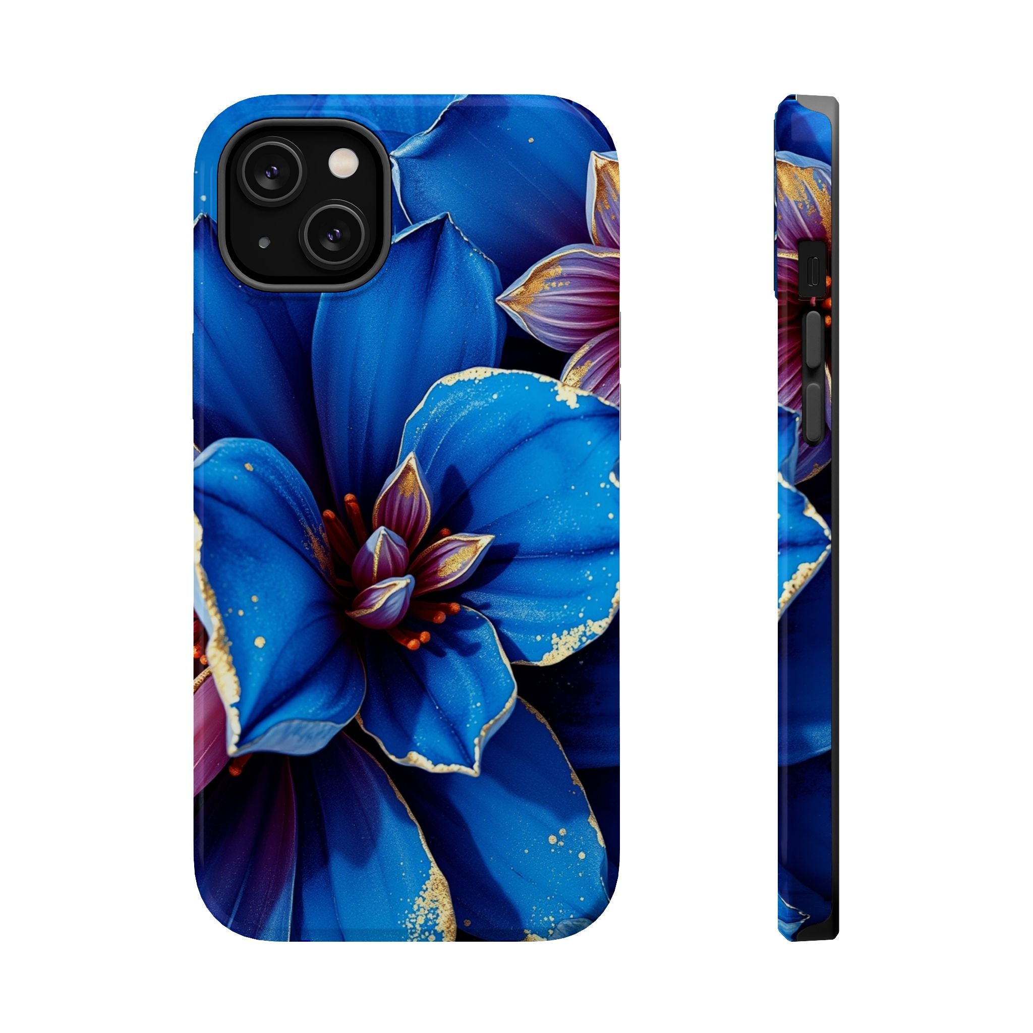 iPhone Floral Gold Foil Serene Design Slim Snap Case Ga · iPhone Case