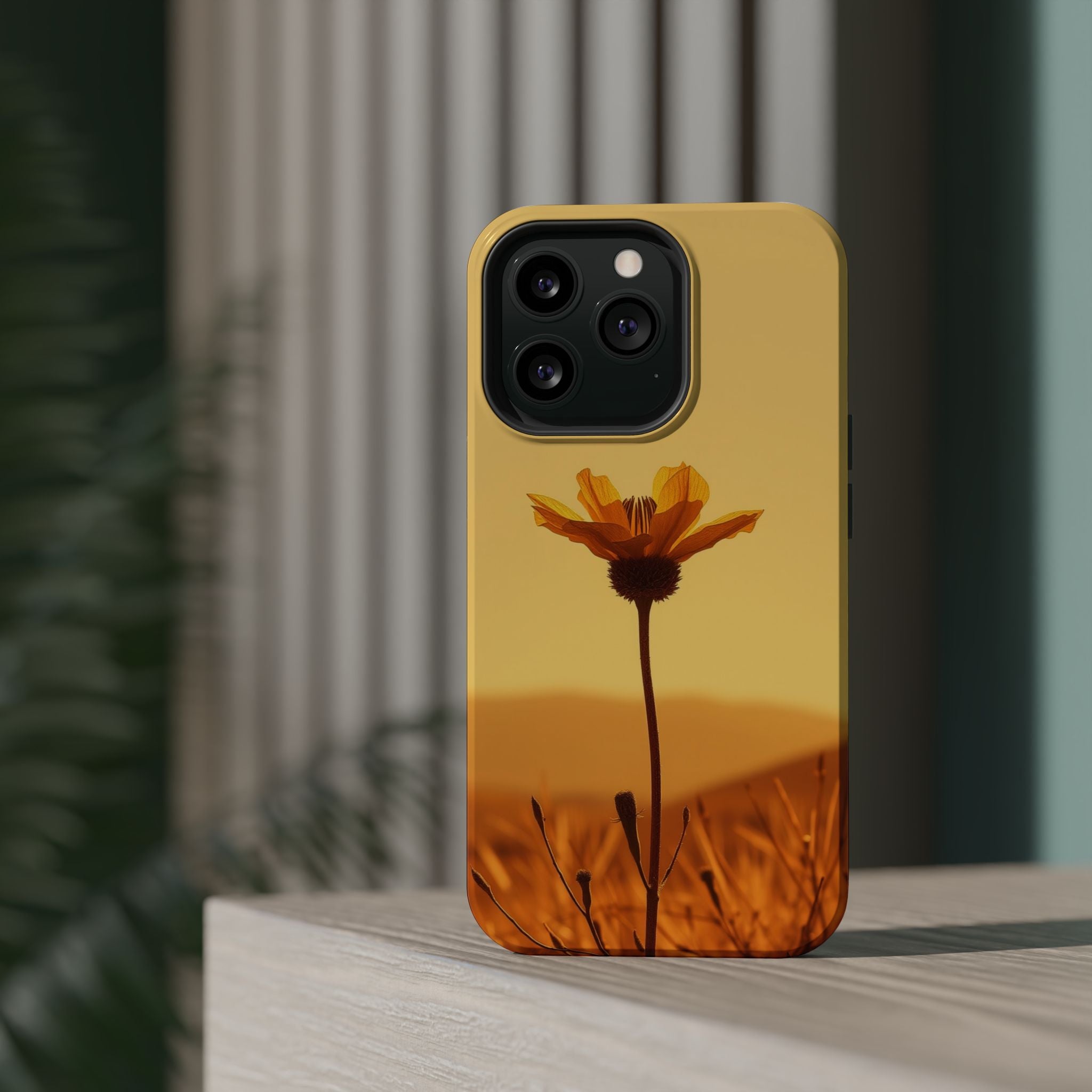iPhone Desert Flower Cinematic Art Bold Modern Everyday Snap Case · iPhone Case