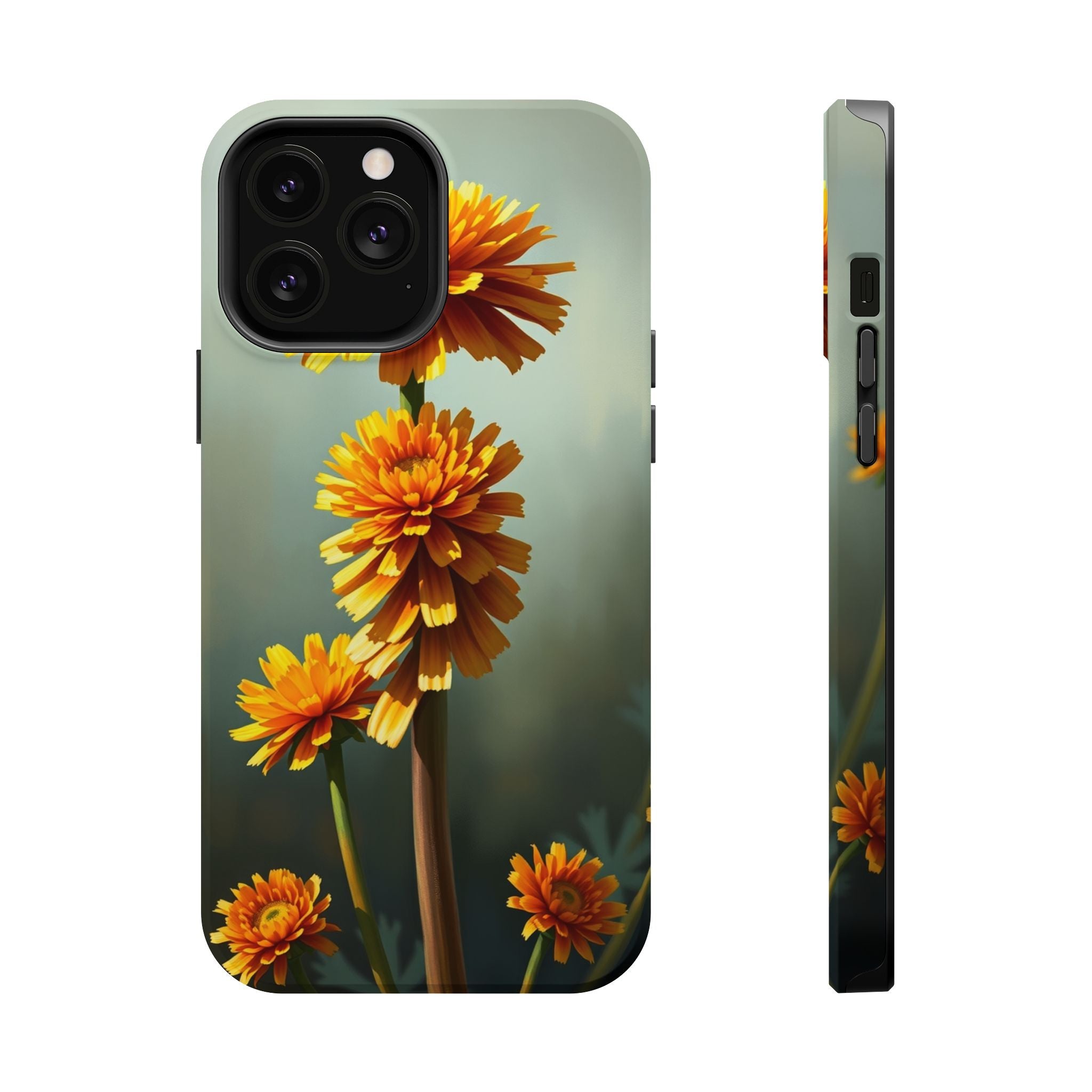 iPhone Ranunculus Stack Electric Art Slim Everyday Designer Case · iPhone Case