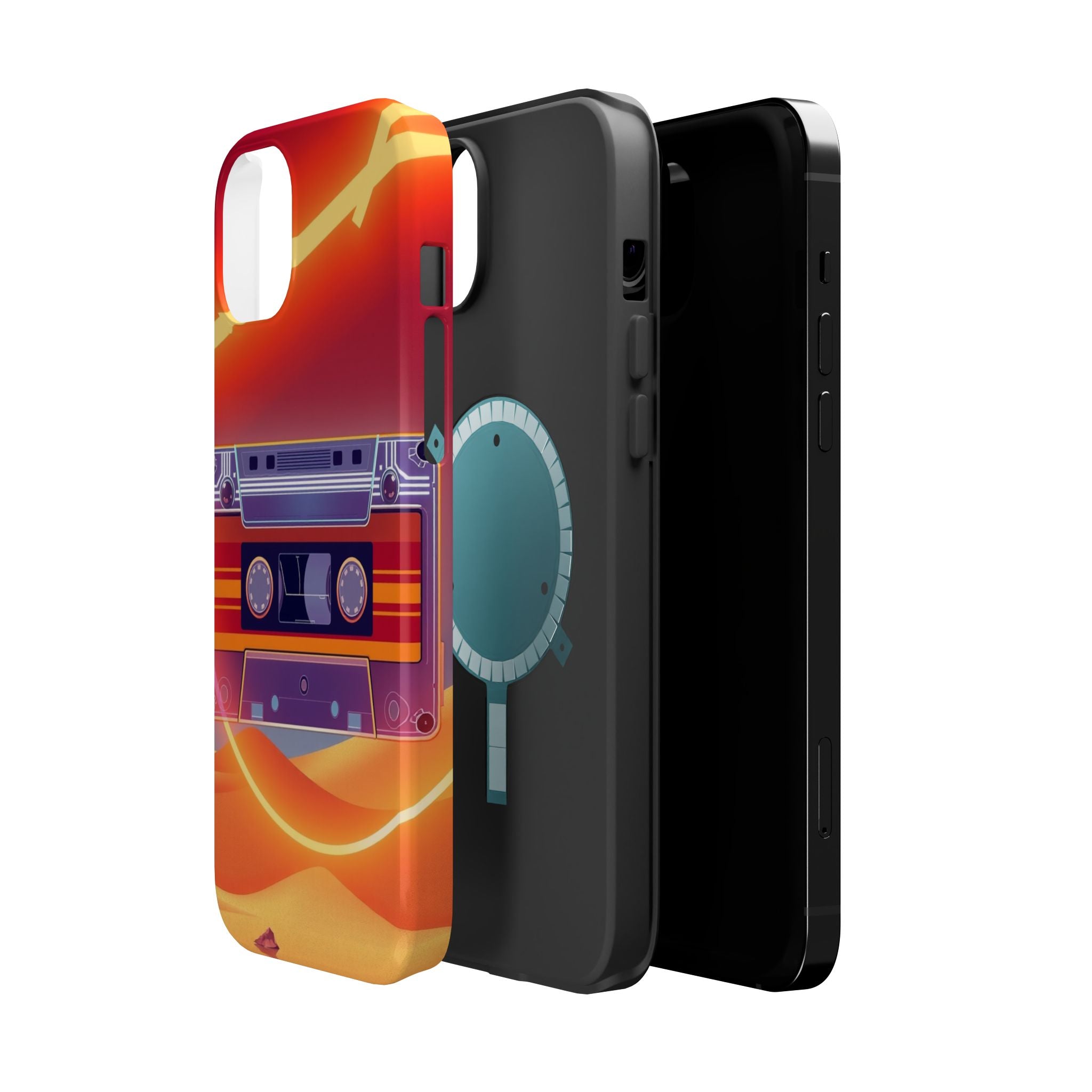 iPhone Cassette Tape Rewind Bold Art Slim Everyday Designer Case · iPhone Case