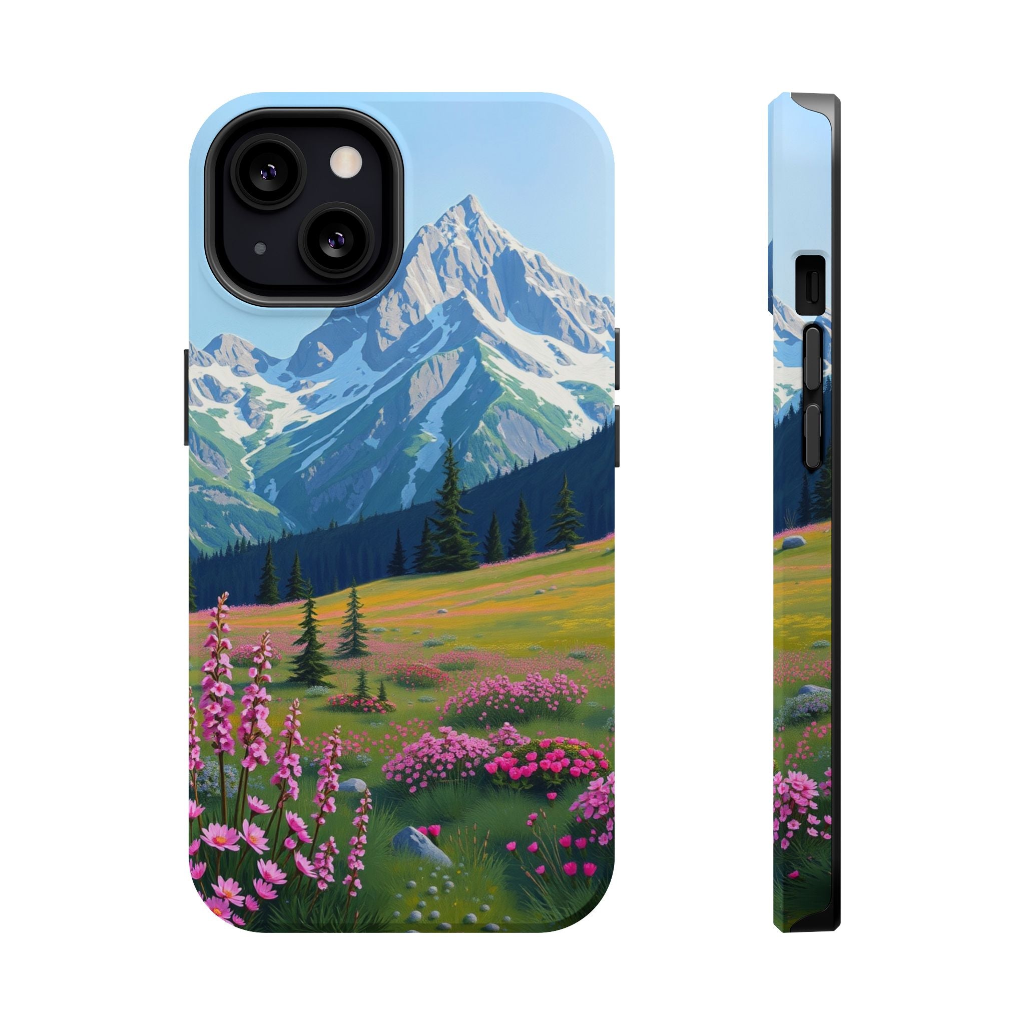 iPhone Earthy Alpine Meadow Design Bold Modern Everyday Snap Case · iPhone Case