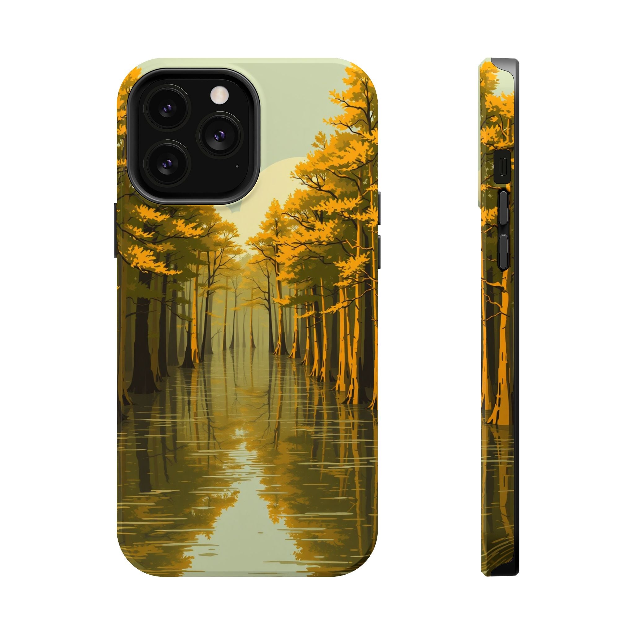 iPhone Cypress Swamp Enchanted Art Bold Modern Everyday Snap Case · iPhone Case