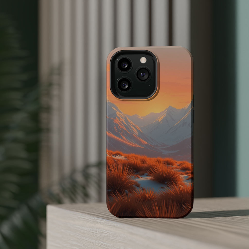 iPhone Sunset Amber And Peach Arctic Tundra Slim iPhone Everyday · iPhone Case