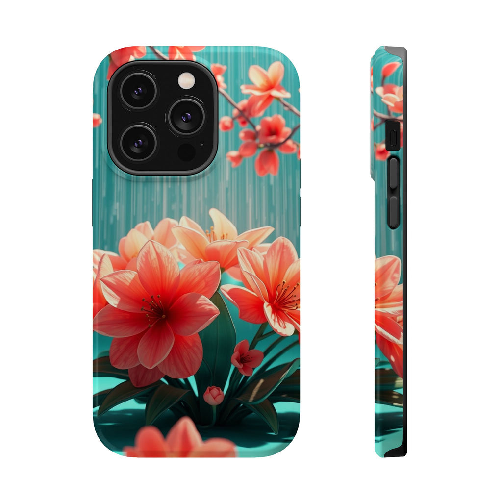 iPhone Spring Shower Bloom 3D Digital Slim Everyday Designer Case · iPhone Case