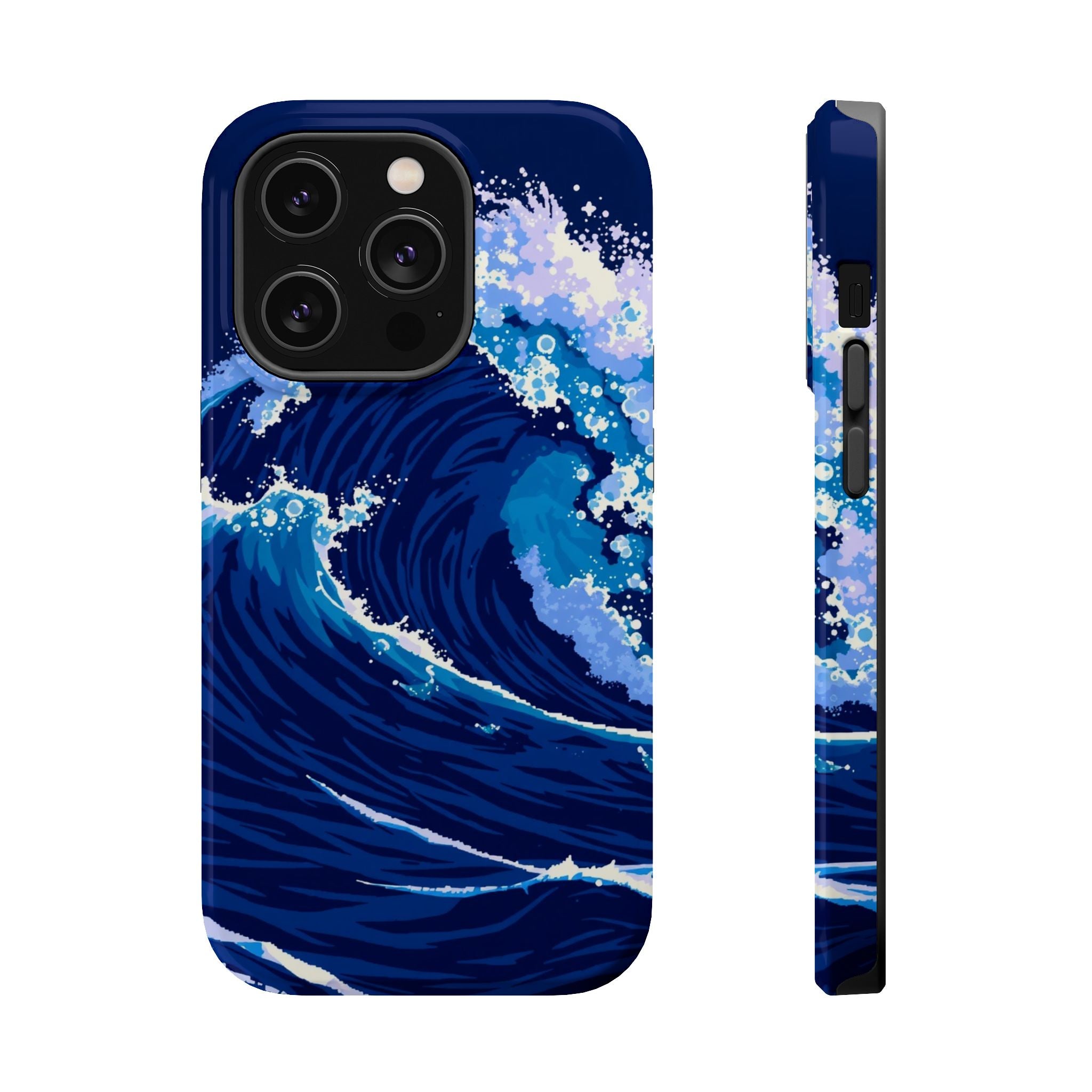 iPhone Indigo And Violet Ocean Wave Crash Slim iPhone Everyday Designer · iPhone