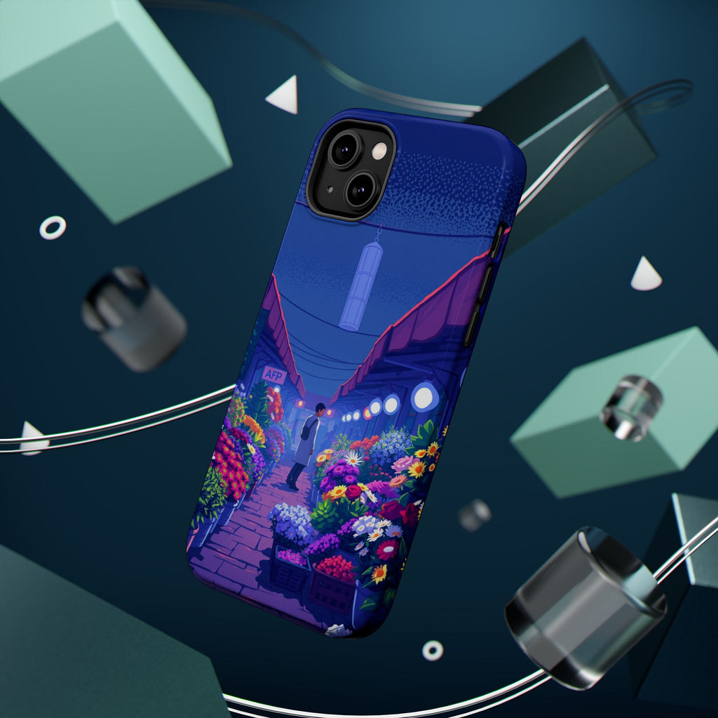 iPhone Flower Market Electric Art Bold Modern Everyday Snap Case · iPhone Case