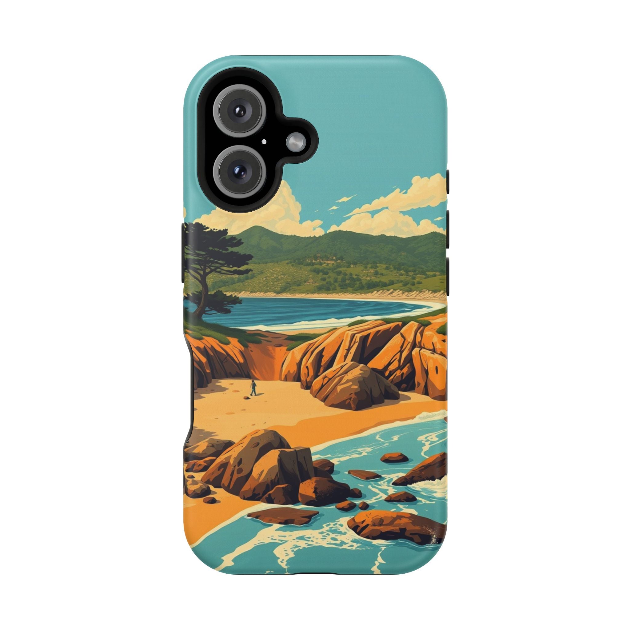 iPhone Pebble Beach Vintage Retro Poster Slim Everyday iPhone Designer · iPhone