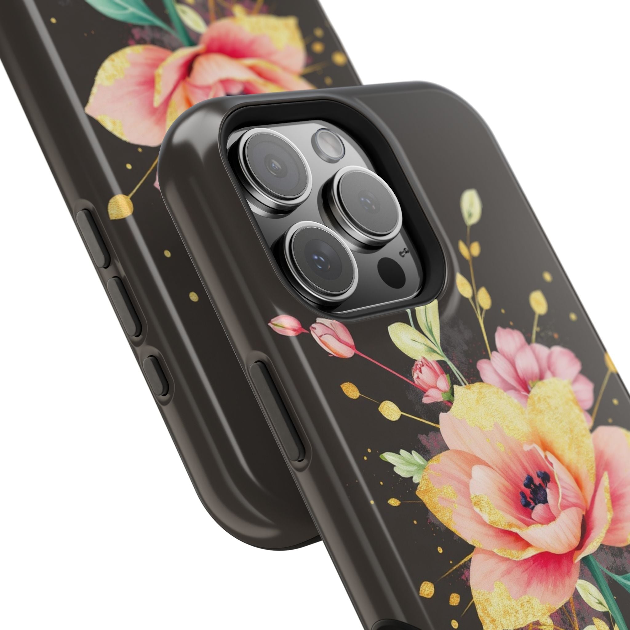 iPhone Earthy Floral Watercolor Splash Design Clean iPhone 14 Minimal · iPhone C